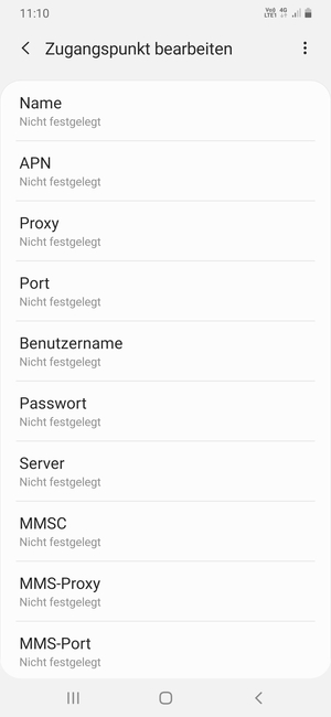 Geben Sie Internet-Informationen ein