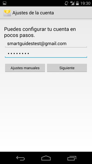 Introduzca su Dirección de correo electrónico y Contraseña. Seleccione Siguiente