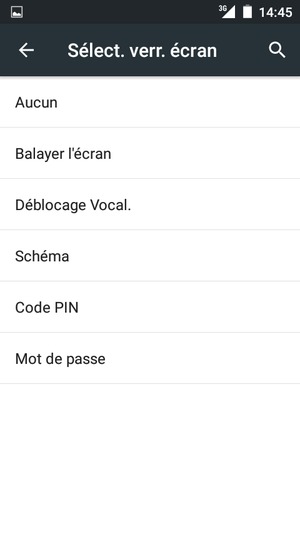 Sélectionnez Schéma