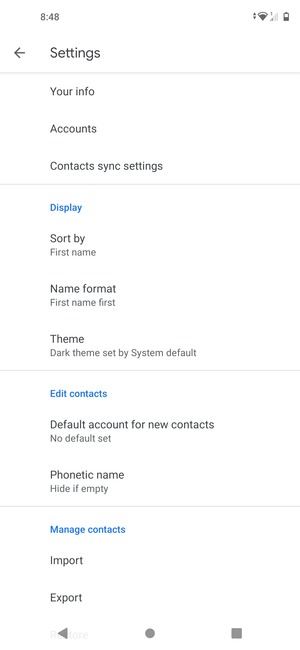 Select Import