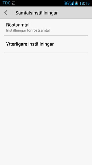 Välj Röstsamtal