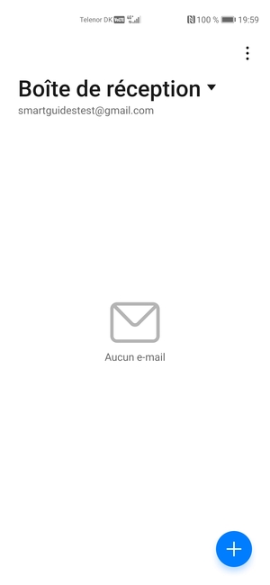 Votre messagerie Gmail est prête à l'emploi