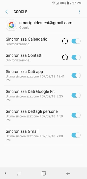Le tue informazioni verranno sincronizzate