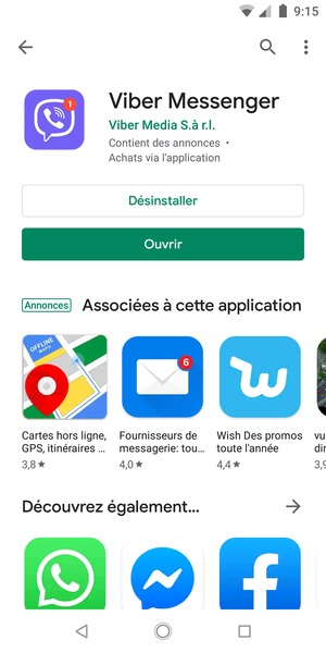 Sélectionnez Ouvrir