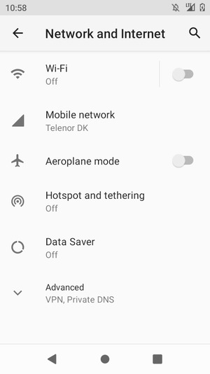 Select Mobile network