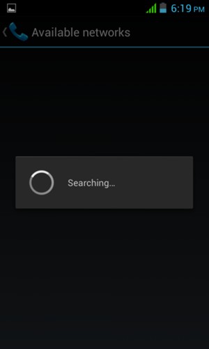 Wait for the search to finish
