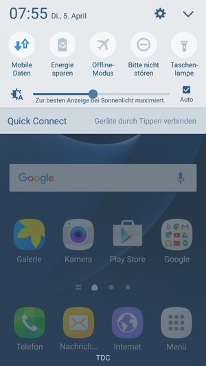 Um Ultra-Energiesparmodus zu aktivieren, wählen Sie Einstellungen
