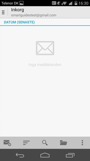 Din Gmail/Hotmail är klar att användas