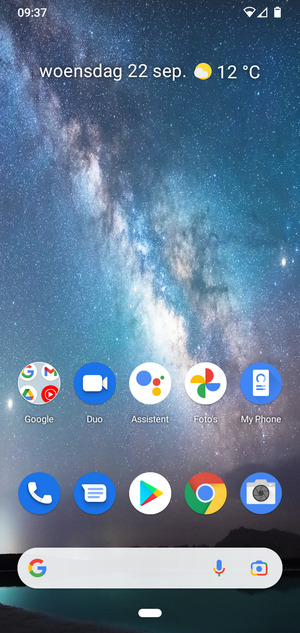 Selecteer Google