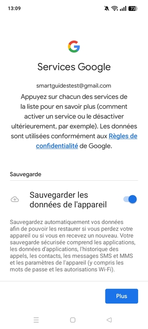 Sélectionnez Plus