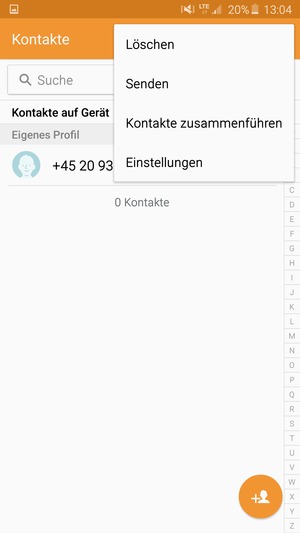 Wählen Sie Einstellungen