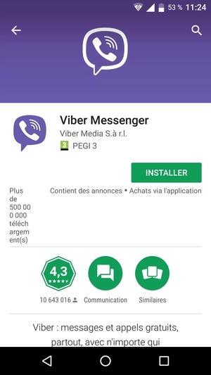 Sélectionnez INSTALLER