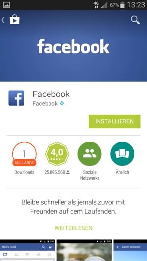 Wählen Sie INSTALLIEREN