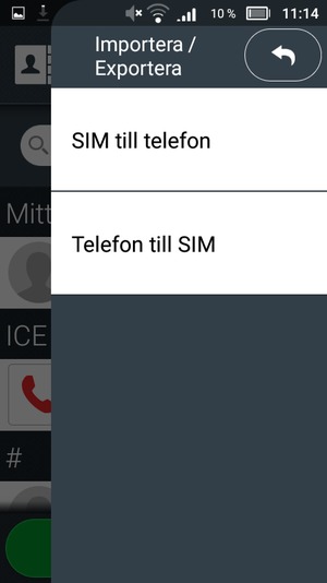 Välj SIM till telefon