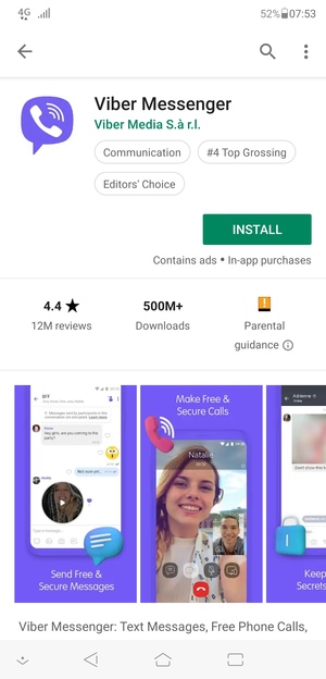 Select INSTALL