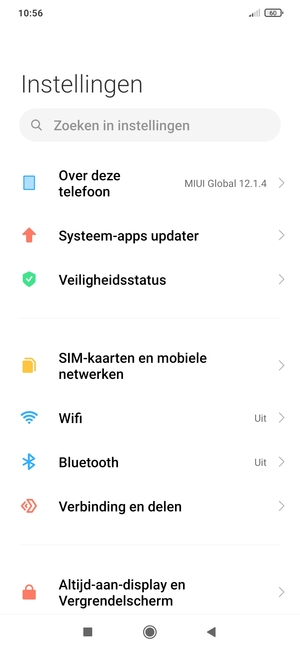 Selecteer SIM-kaarten en mobiele netwerken