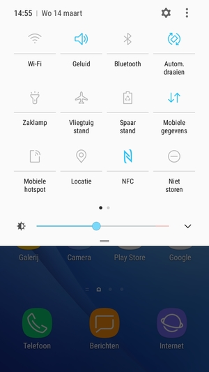 Selecteer Spaarstand