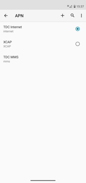Telefonen din er konfigurert til MMS