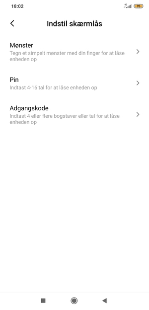 Vælg Mønster