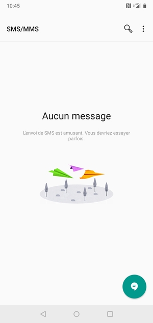 Sélectionnez le bouton du Menu