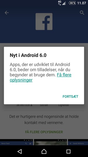 Vælg FORTSÆT