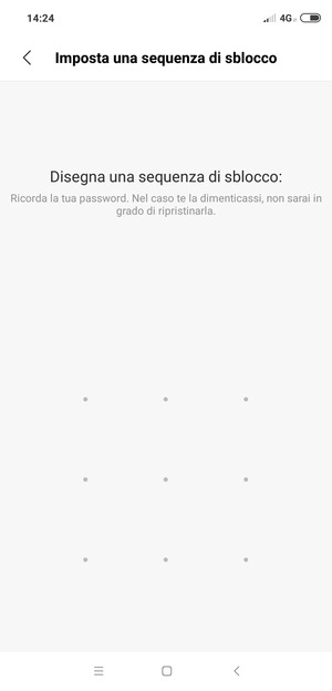 Disegna una sequenza di sblocco