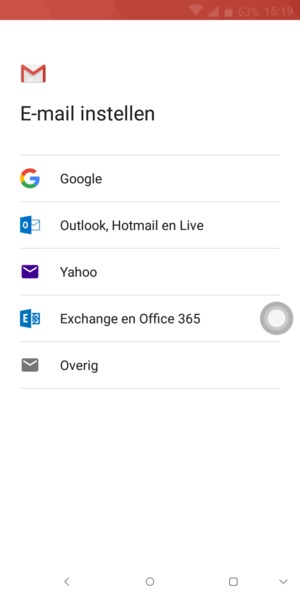 Selecteer Google