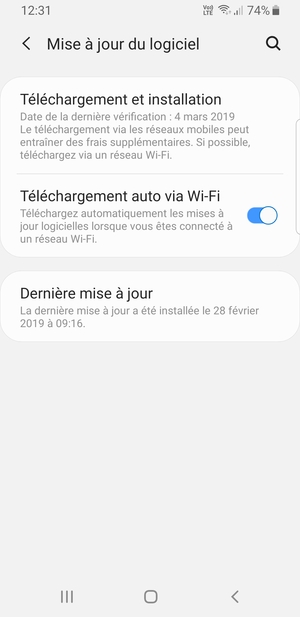 Sélectionnez Téléchargement et installation