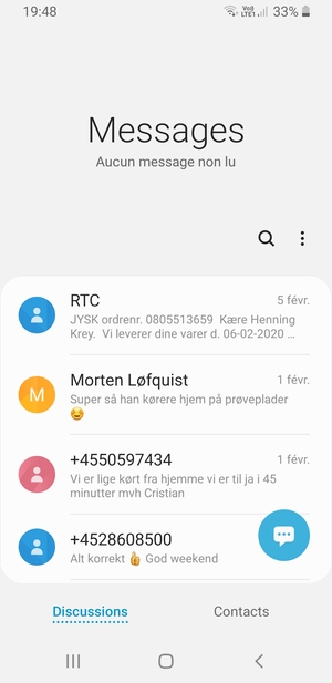 Sélectionnez le bouton du Menu