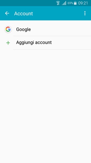 Seleziona Google
