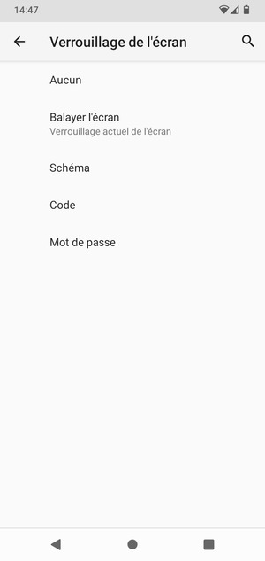 Sélectionnez Schéma