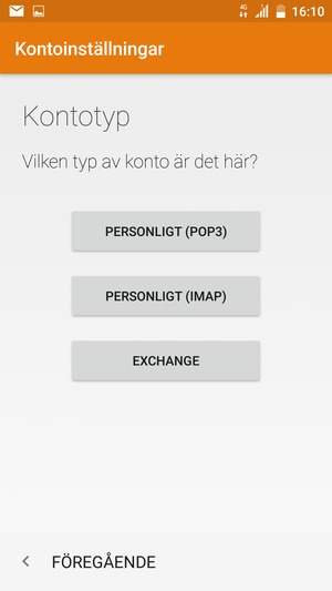 Välj EXCHANGE