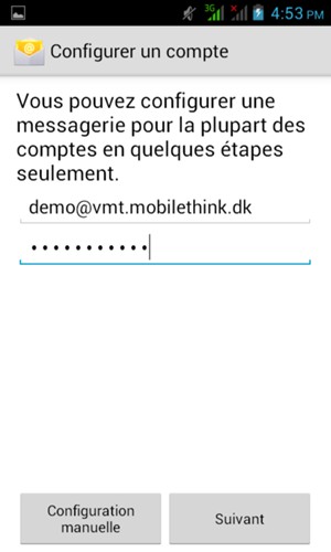 Saisissez votre adresse e-mail et votre mot de passe. Sélectionnez Suivant
