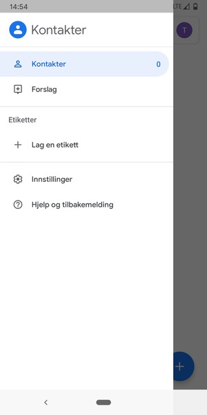Velg Innstillinger