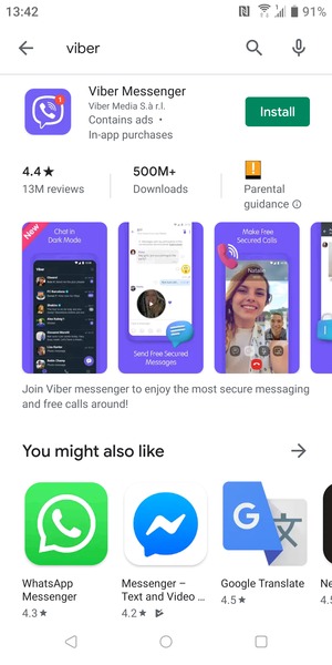 Select the app