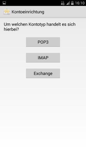 Wählen Sie Exchange