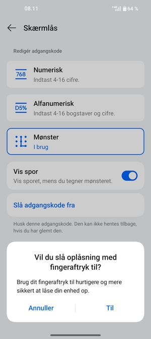 Vælg din foretrukne mulighed