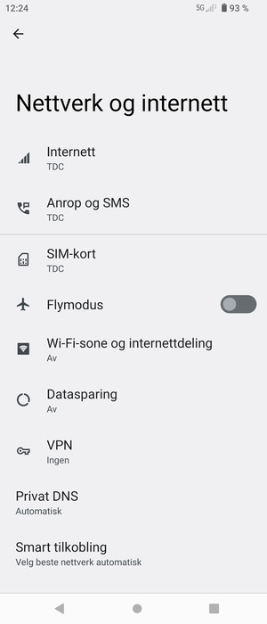 Velg SIM-kort