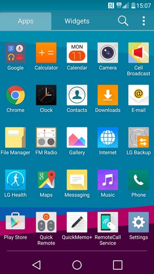 Select Settings