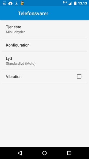 Vælg Konfiguration
