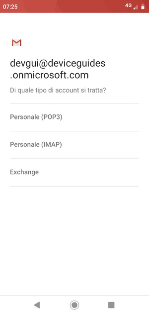 Seleziona Exchange