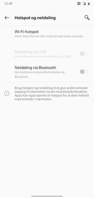 Vælg Wi-Fi-hotspot