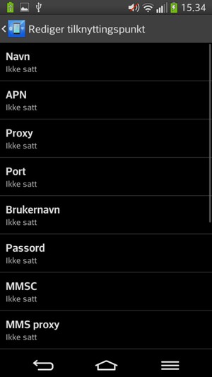 Skriv inn MMS-informasjon