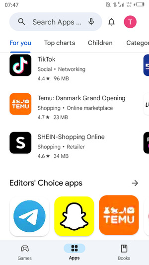 Select the Search bar
