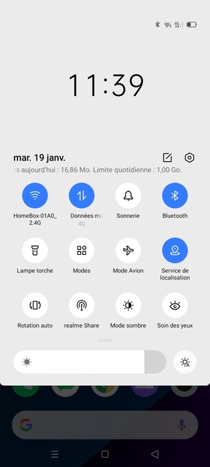 Désactiver le Wi-Fi et le Bluetooth