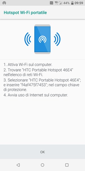 Seleziona OK