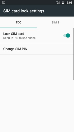 Select Public and Change SIM PIN