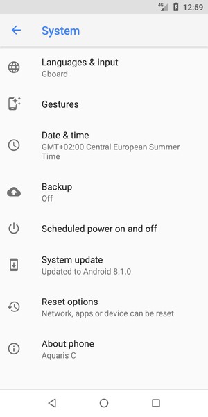 Select Backup