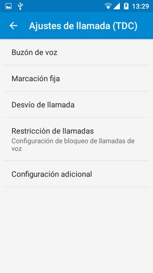 Seleccione Buzón de voz