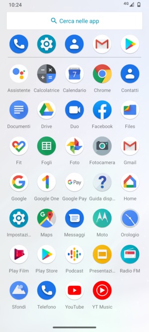 Seleziona Impostazioni